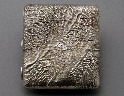 Rare Silver Samorodok Cigarette Case - Finland